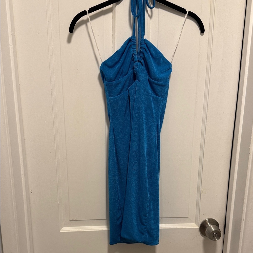 Princess Polly Strapless Blue Dress